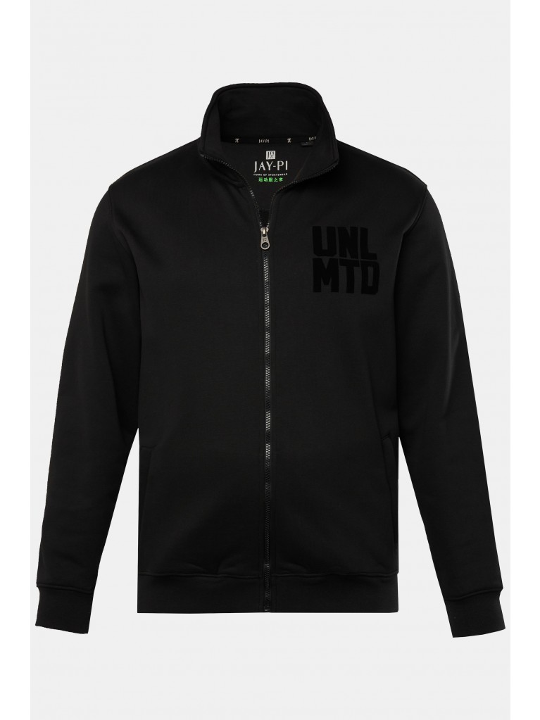 Ζακέτα, με στάμπα στο στήθος και μακριά μανίκια