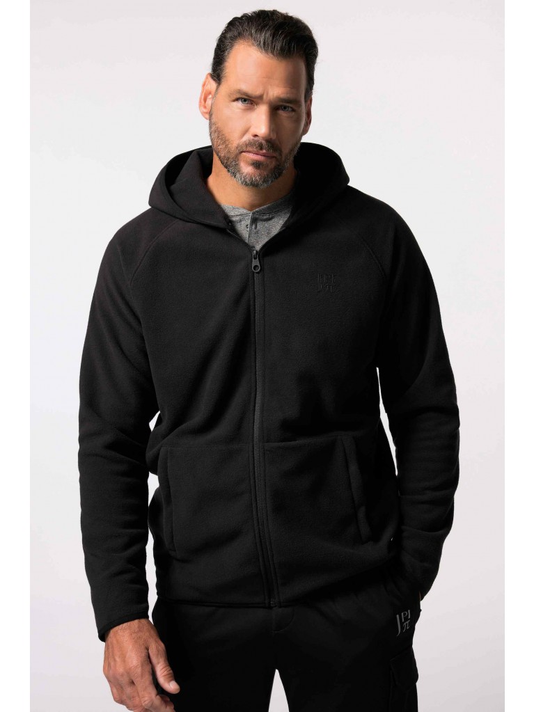 Ζακέτα φλις με κουκούλα