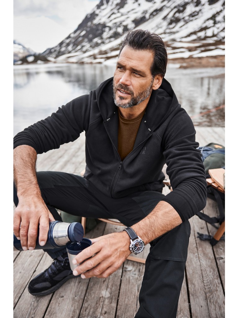 Ζακέτα φλις με κουκούλα