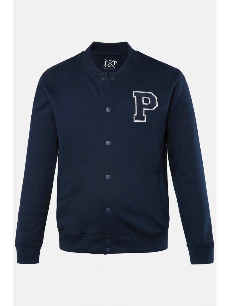 Ζακέτα Φούτερ Κολεγίου με κέντημα στο στήθος, JP1880