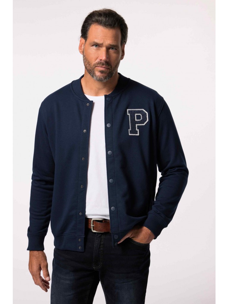 Ζακέτα Φούτερ Κολεγίου με κέντημα στο στήθος, JP1880