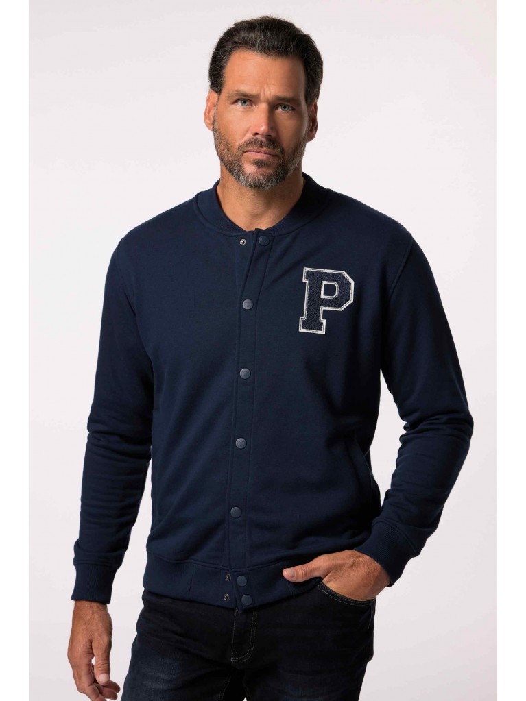 Ζακέτα Φούτερ Κολεγίου με κέντημα στο στήθος, JP1880