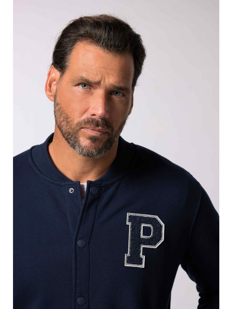 Ζακέτα Φούτερ Κολεγίου με κέντημα στο στήθος, JP1880