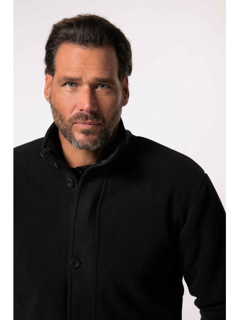 Ζακέτα Fleece με όρθιο γιακά και διπλές τσέπες, JP1880