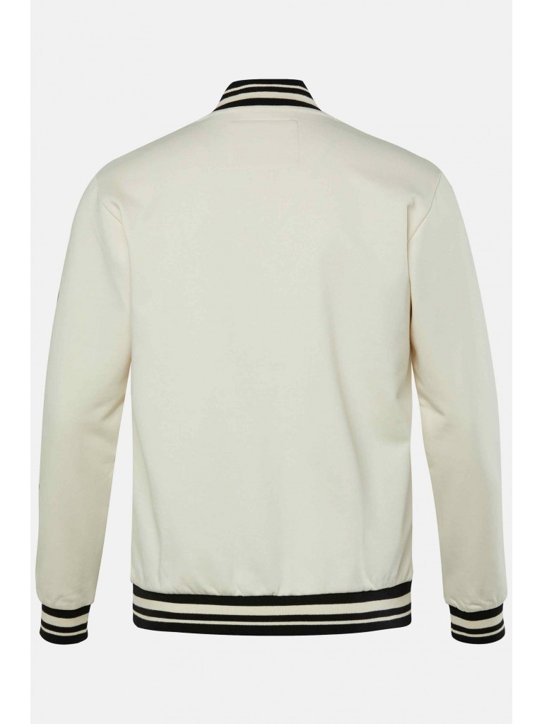 Ζακέτα Φούτερ Κολεγίου με κέντημα NEW YORK μπροστά και τύπωμα στο μανίκι, JP1880