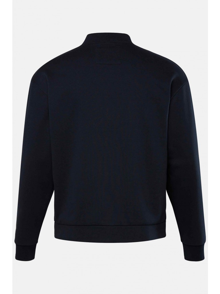 Ζακέτα Φούτερ με V λαιμόκοψη και κέντημα στο στήθος, JP1880