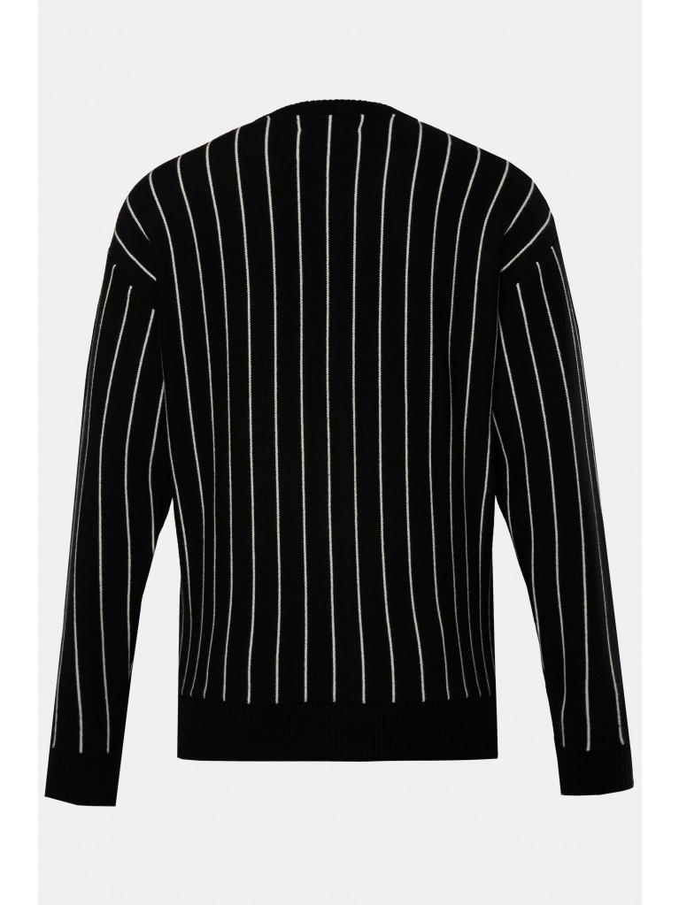 Ζακέτα ριγέ με λαιμόκοψη V