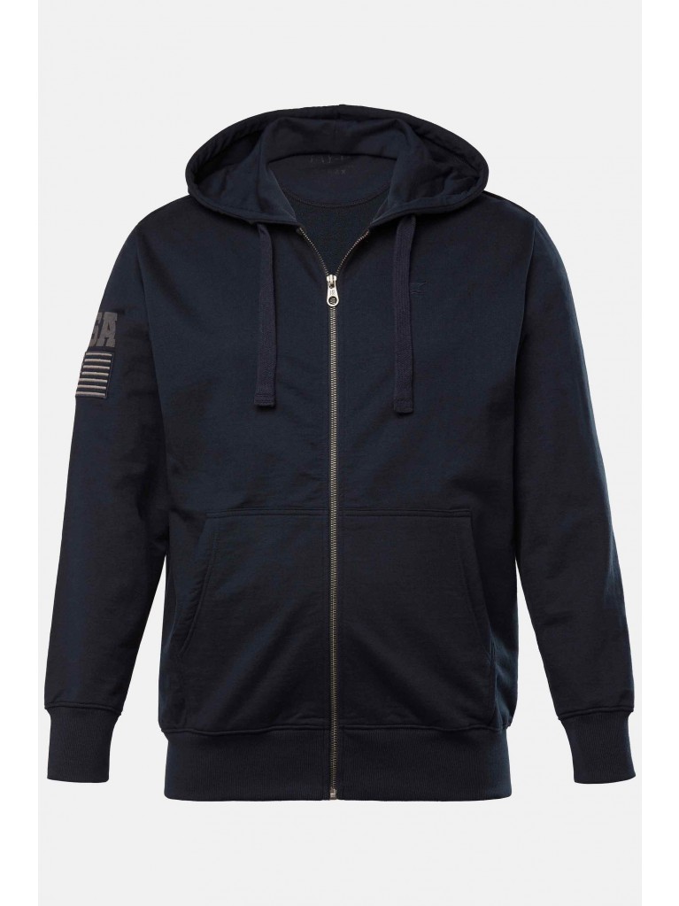 Ζακέτα με άνετη εφαρμογή και κουκούλα, JAY-PI