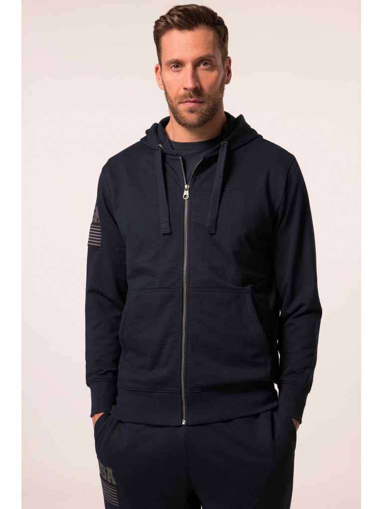 Ζακέτα με άνετη εφαρμογή και κουκούλα, JAY-PI