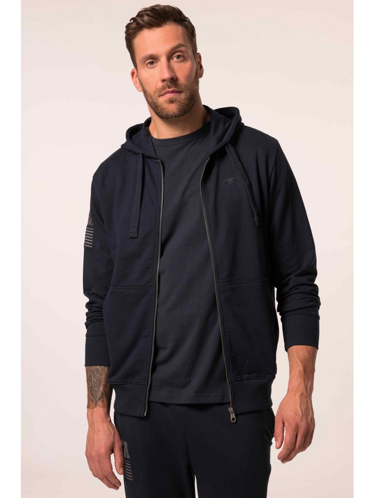 Ζακέτα με άνετη εφαρμογή και κουκούλα, JAY-PI