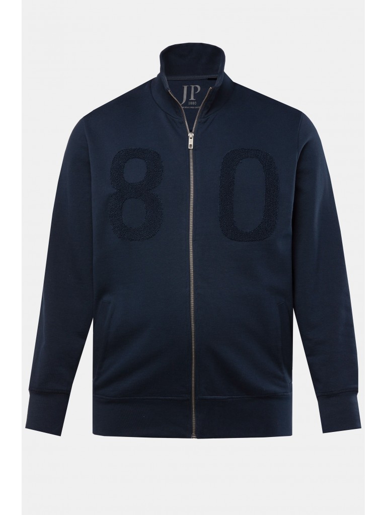 Ζακέτα φούτερ JP 1880 με όρθιο γιακά