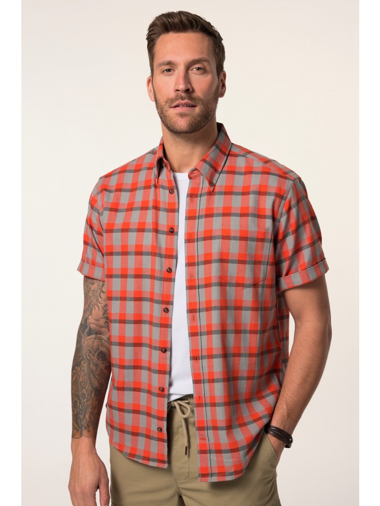 Πουκάμισο, καρό, με τσέπη και κοντά μανίκια, JP 1880