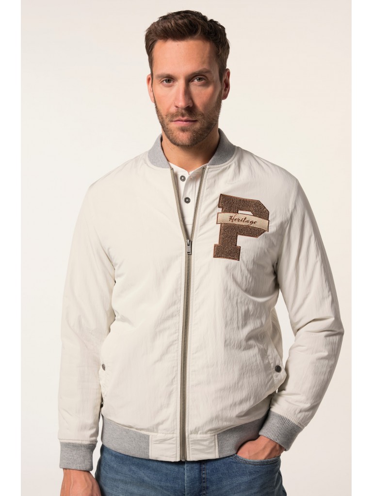 Μπουφάν, σε κολεγιακό στυλ, με κεντημένο σήμα στο στήθος, JP 1880