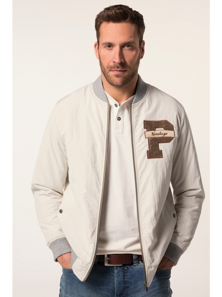 Μπουφάν, σε κολεγιακό στυλ, με κεντημένο σήμα στο στήθος, JP 1880