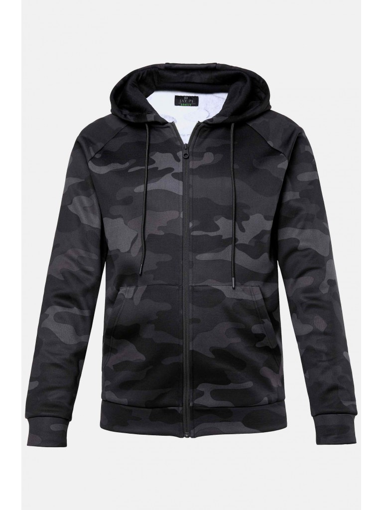 Ζακέτα με camouflage print και κουκούλα, JAY-PI