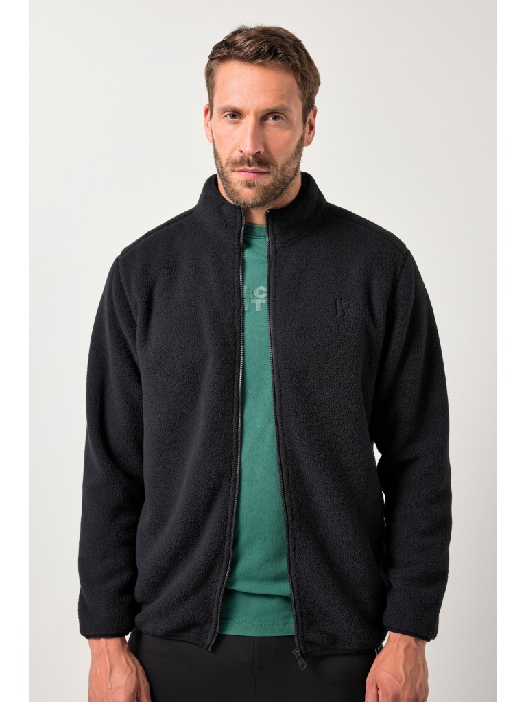 Ζακέτα fleece με κέντημα στο στήθος, JAY-PI