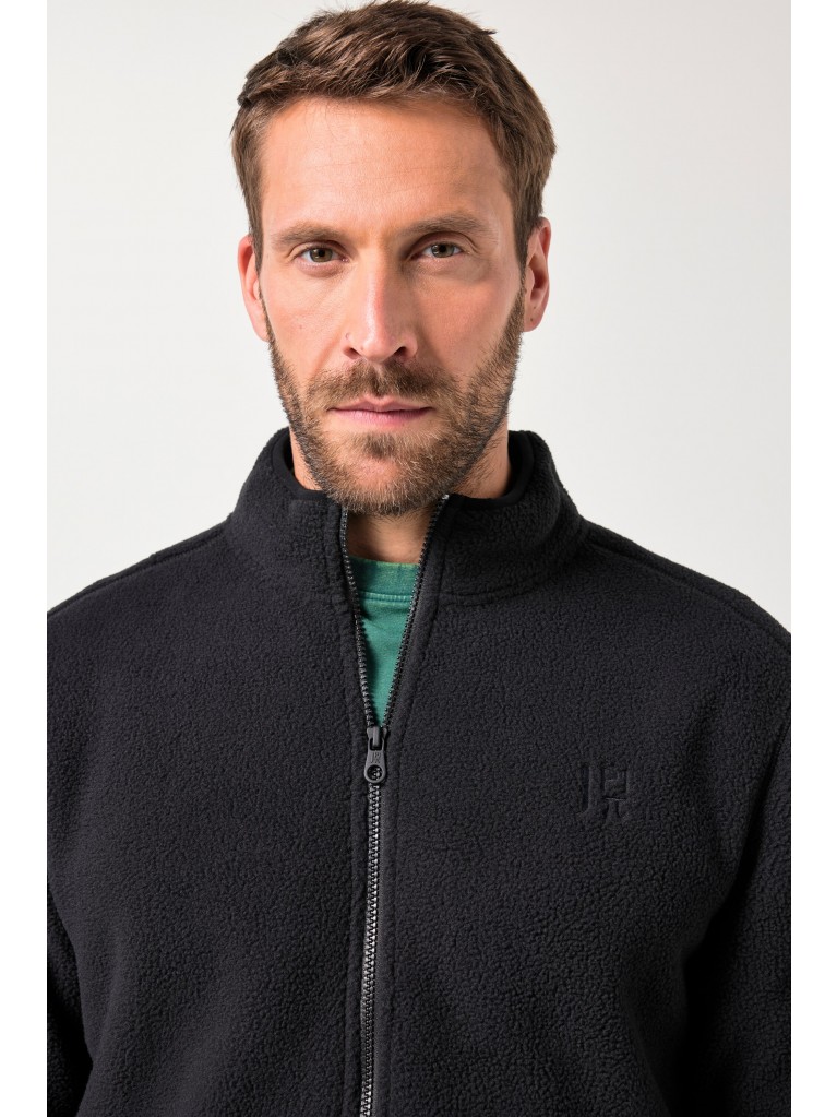 Ζακέτα fleece με κέντημα στο στήθος, JAY-PI