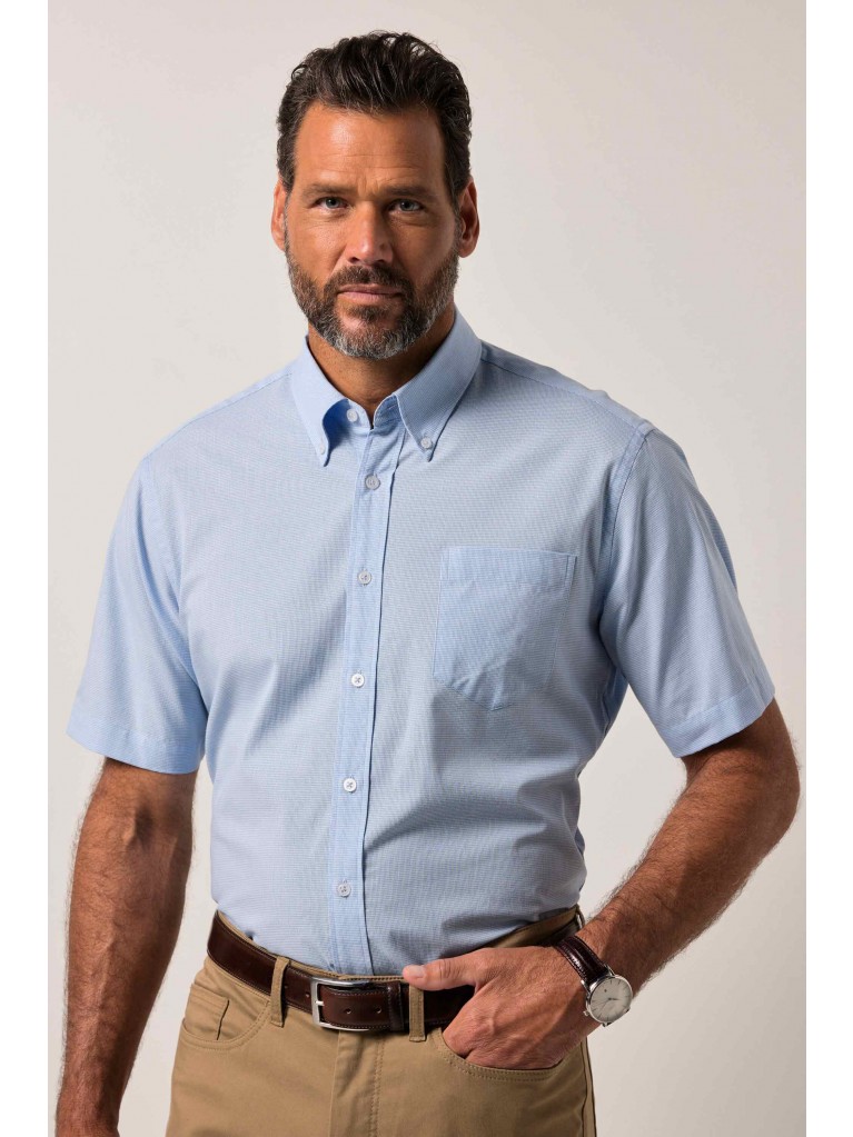 Πουκάμισο κοντομάνικο με γιακά και τσέπη στο στήθος, JP1880