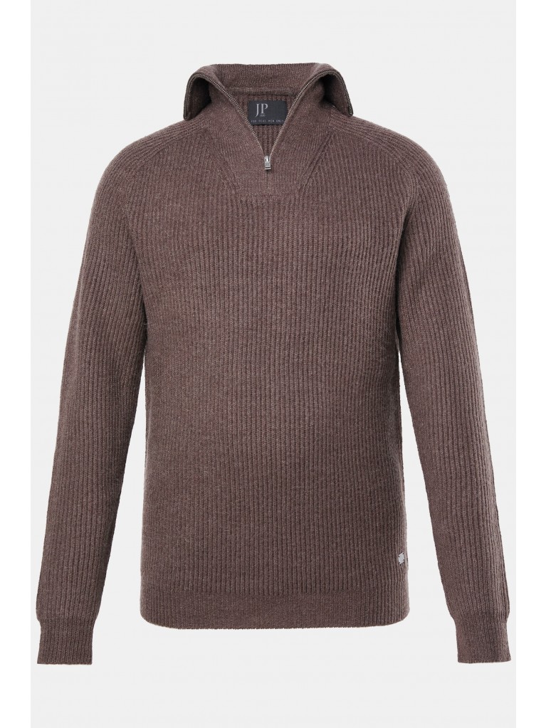 Πουλόβερ με όρθιο γιακά και φερμουάρ, JP1880