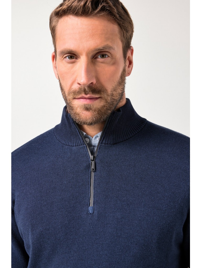 Πουλόβερ, από  ύφασμα με φερμουάρ, JP1880