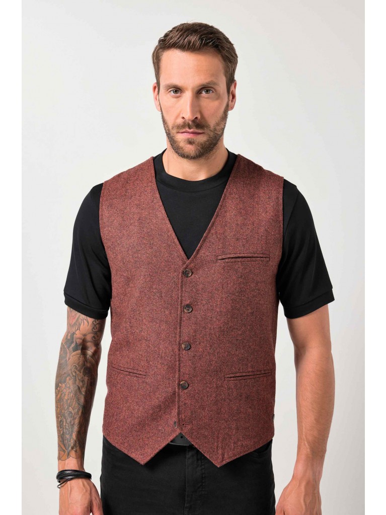 Γιλέκο με λεπτή πλέξη στη πλάτη, JP1880