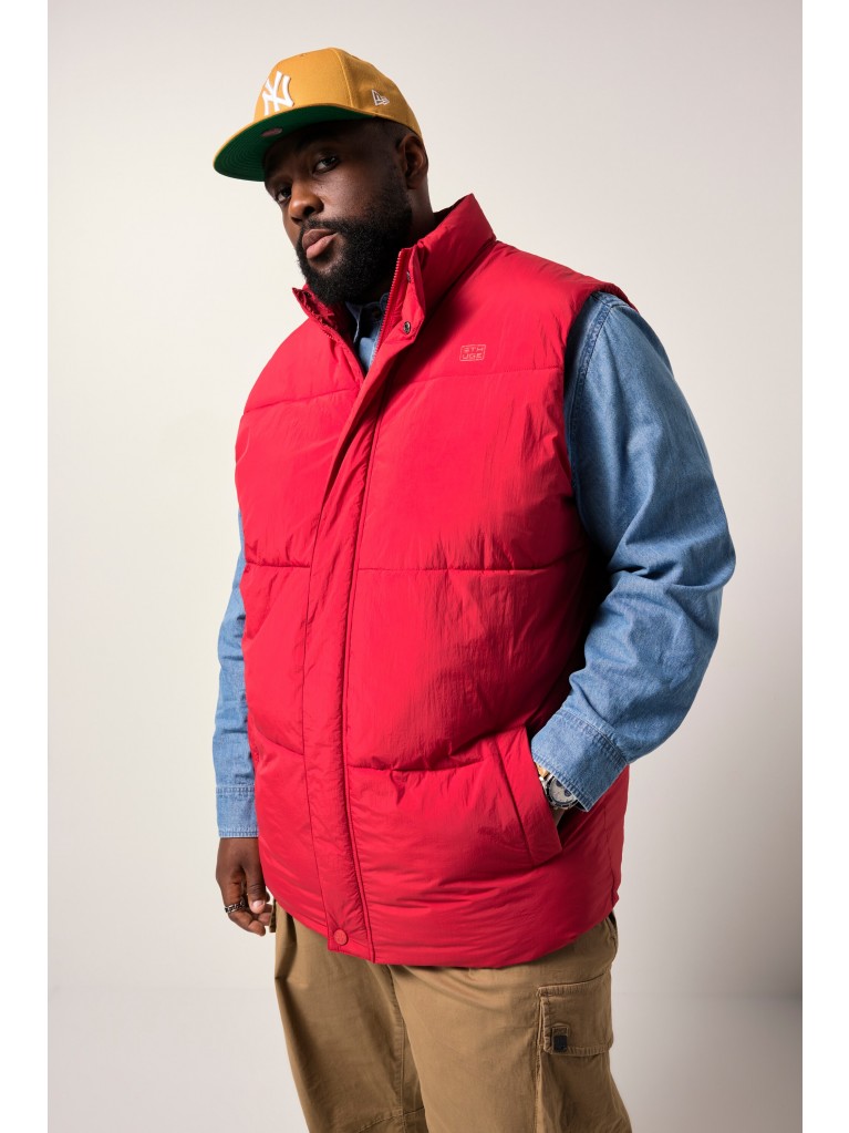 Γιλέκο με τύπωμα στο στήθος και τσέπες, STHUGE