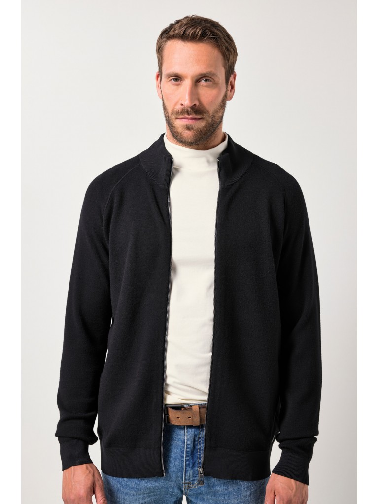 Ζακέτα με ριμπ όρθιο γιακά, JP AWARE