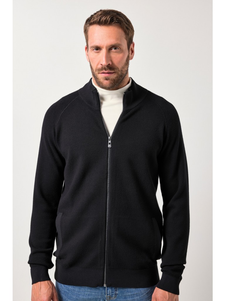 Ζακέτα με ριμπ όρθιο γιακά, JP AWARE