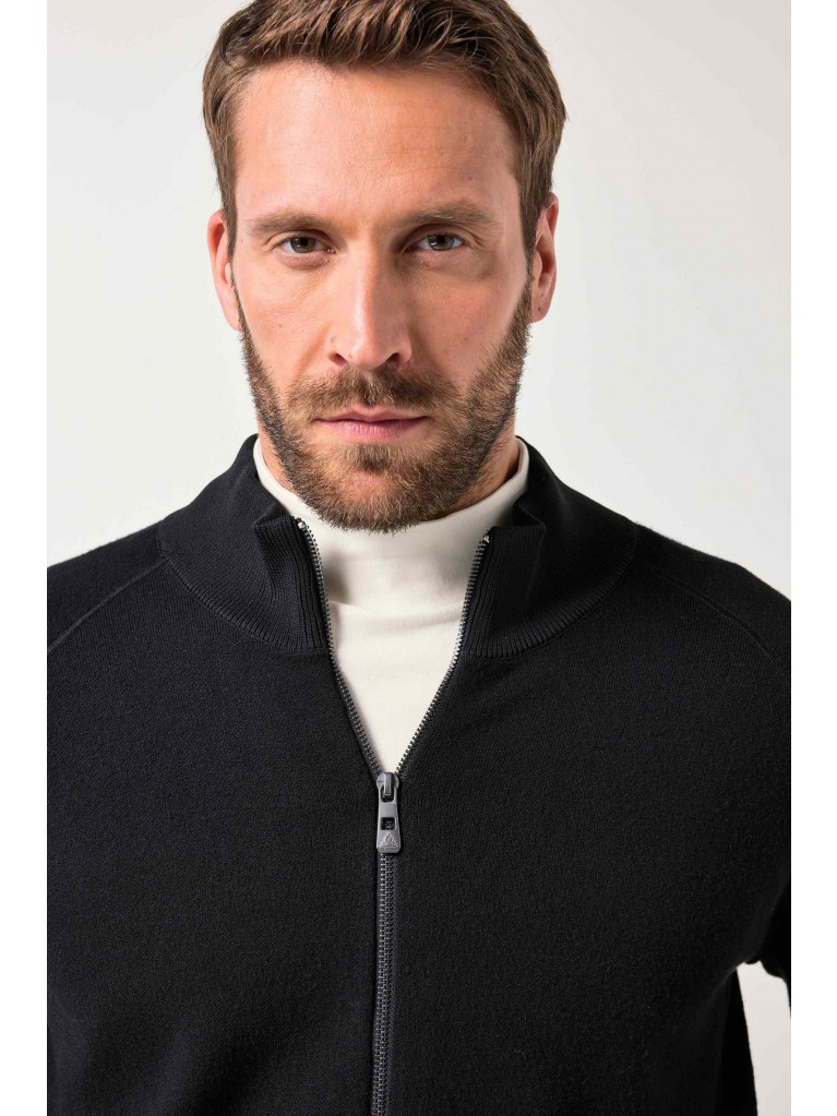 Ζακέτα με ριμπ όρθιο γιακά, JP AWARE