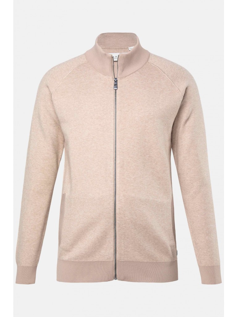 Ζακέτα με ριμπ όρθιο γιακά, JP AWARE