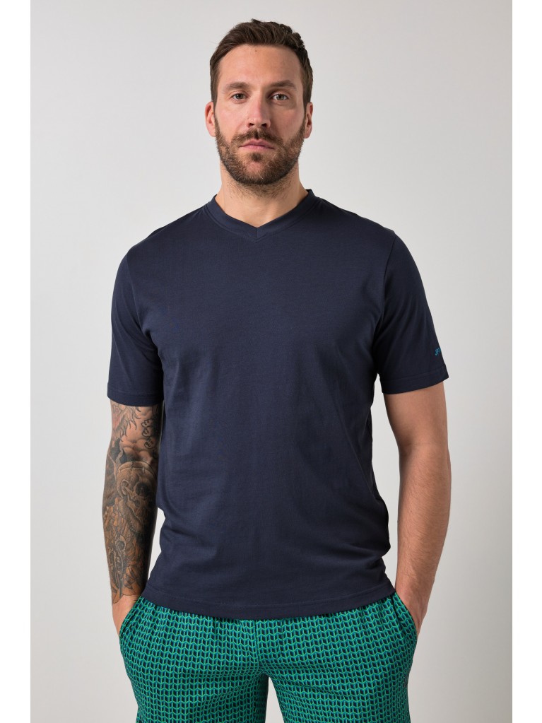 Πυτζάμες σετ με λαιμόκοψη V και πλαϊνές τσέπες, JP1880