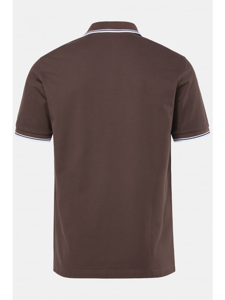 Μπλούζα πόλο με ριγέ λεπτομέρεια στο γιακά, JAY-PI