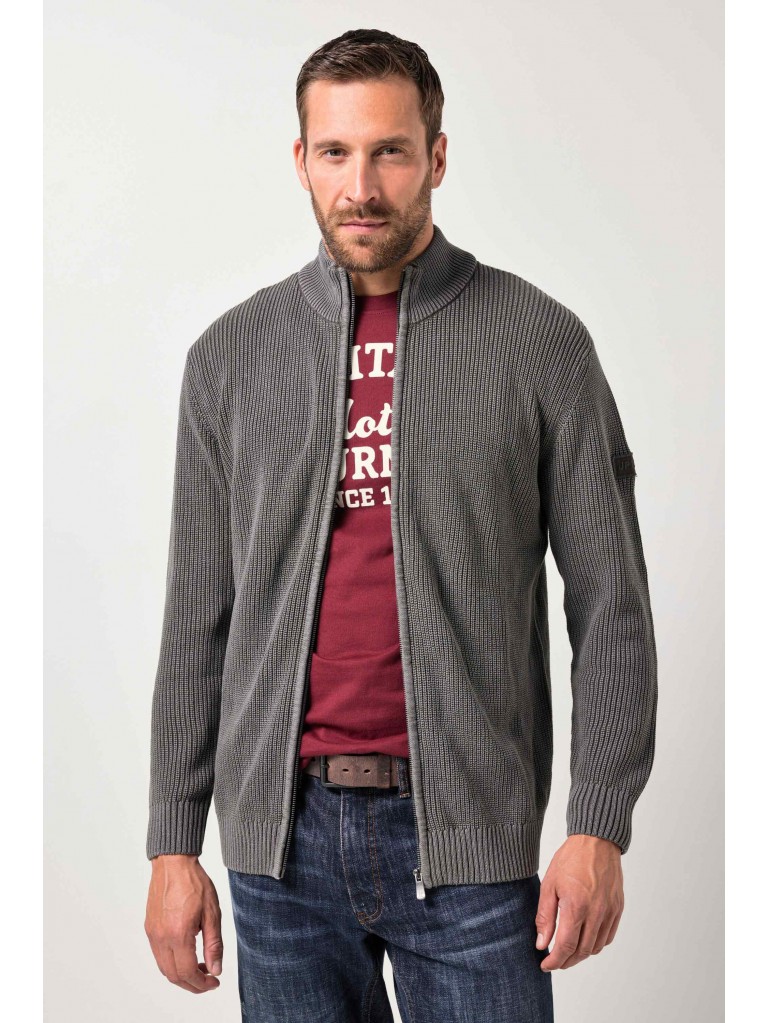 Ζακέτα πλεκτή με όρθιο γιακά, JP1880