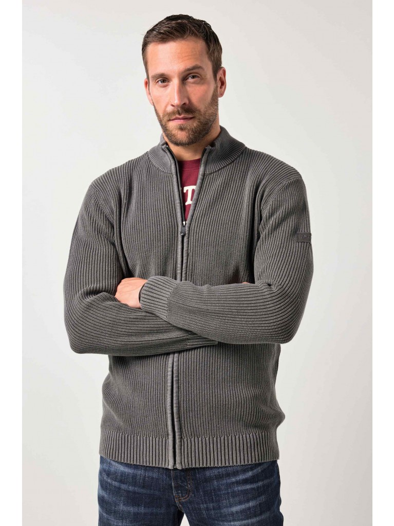 Ζακέτα πλεκτή με όρθιο γιακά, JP1880
