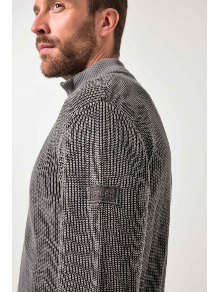 Ζακέτα πλεκτή με όρθιο γιακά, JP1880