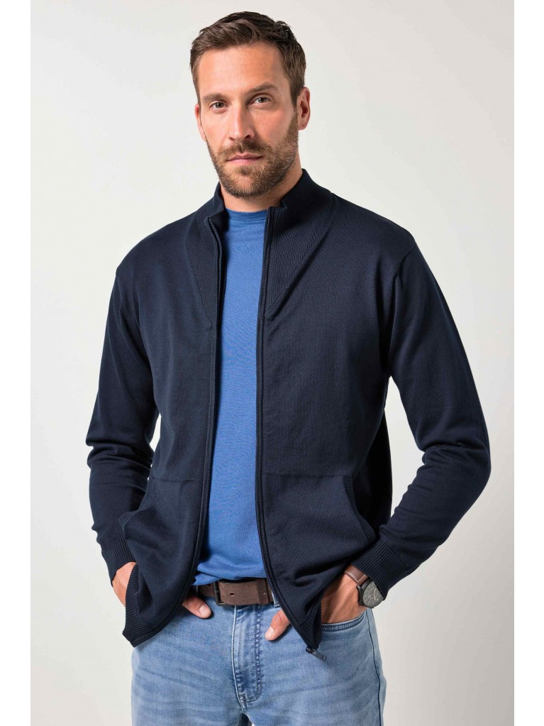 Ζακέτα με άνετη εφαρμογή, τσέπες και φερμουάρ, JP1880