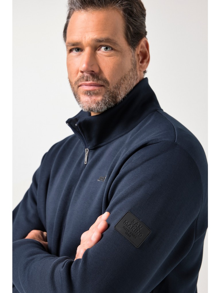 Ζακέτα φούτερ με τύπωμα και τσέπες, JP1880