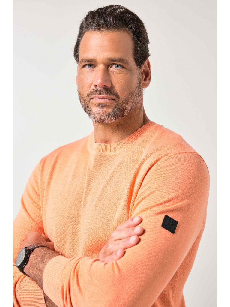 Πουλόβερ με άνετη εφαρμογή και ριμπ μανσέτες, JP1880