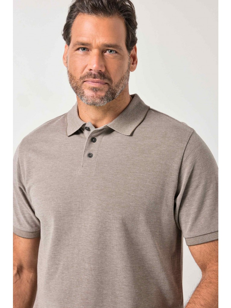 Μπλούζα πόλο με ριμπ γιακά, JP1880