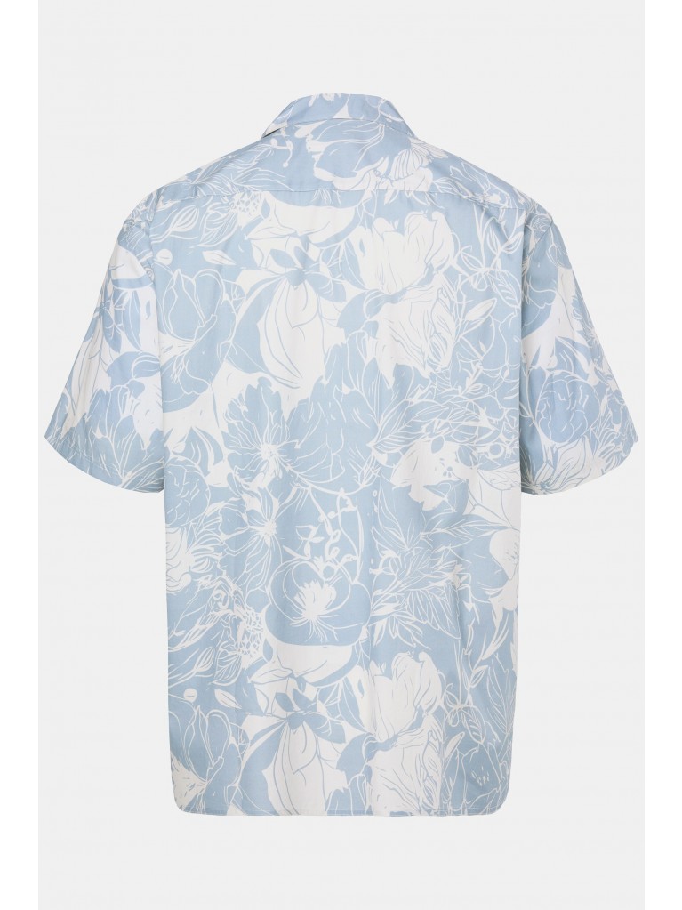 Πουκάμισο σε boxy fit, κοντομάνικο, φλοράλ, JP1880