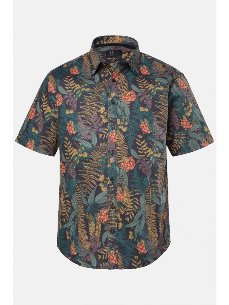 Πουκάμισο με πολύχρωμο φλοράλ μοτίβο και γιακά Kent, JP1880
