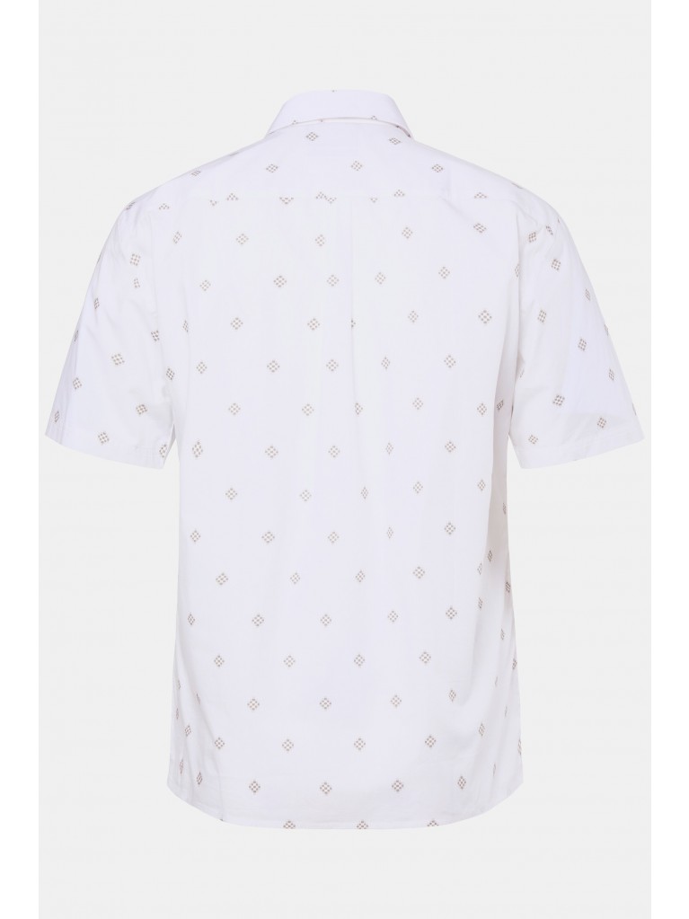 Πουκάμισο κοντομάνικο με γιακά Kent και minimal print, JP1880