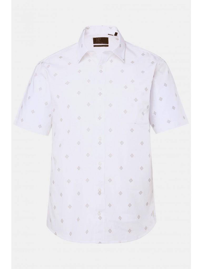 Πουκάμισο κοντομάνικο με γιακά Kent και minimal print, JP1880
