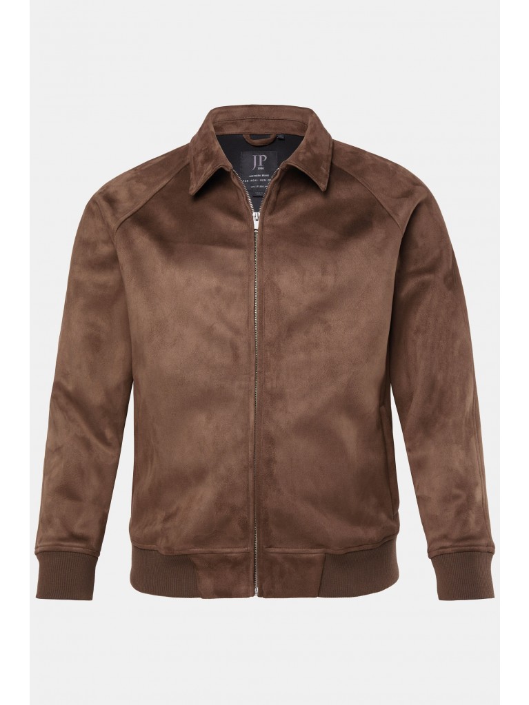 Μπουφάν βελούδινο με δερμάτινη όψη, JP1880