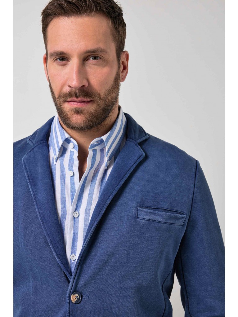 Σακάκι με washed effect και κουμπιά, JP1880