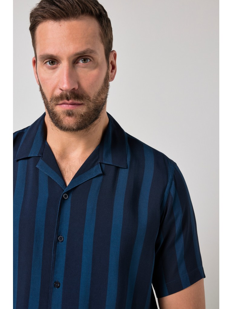 Πουκάμισο boxy fit, ριγέ, JP1880