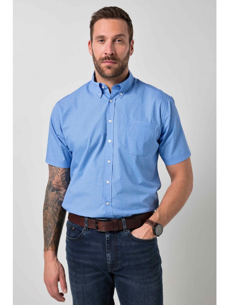 Πουκάμισο με minimal μοτίβο και γιακά, JP1880