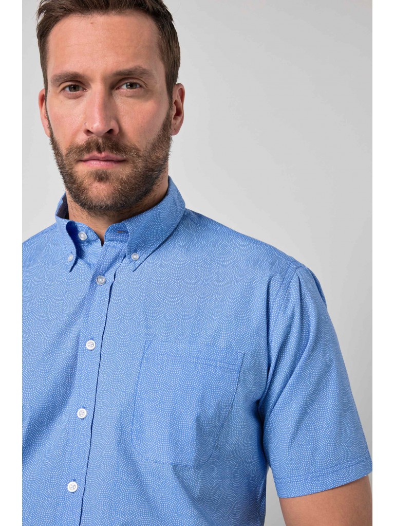 Πουκάμισο με minimal μοτίβο και γιακά, JP1880