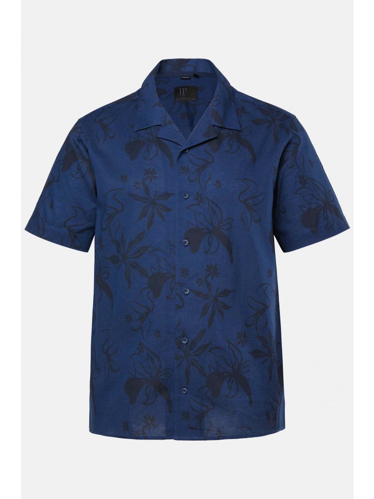 Πουκάμισο, από λινό ύφασμα με μοτίβο, JP1880