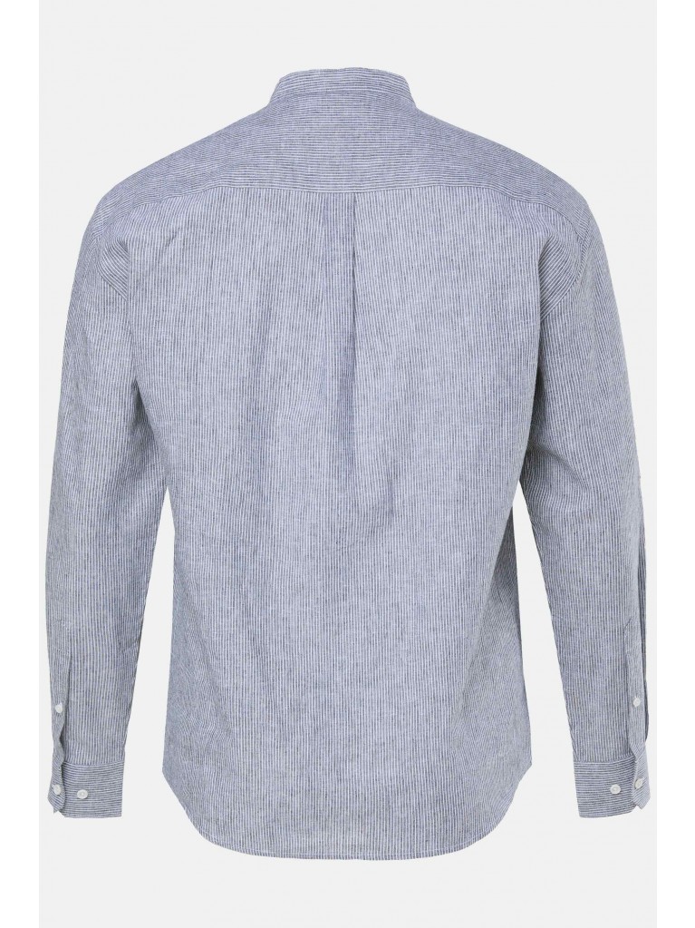 Πουκάμισο ριγέ με μικρό, όρθιο γιακά, JP1880
